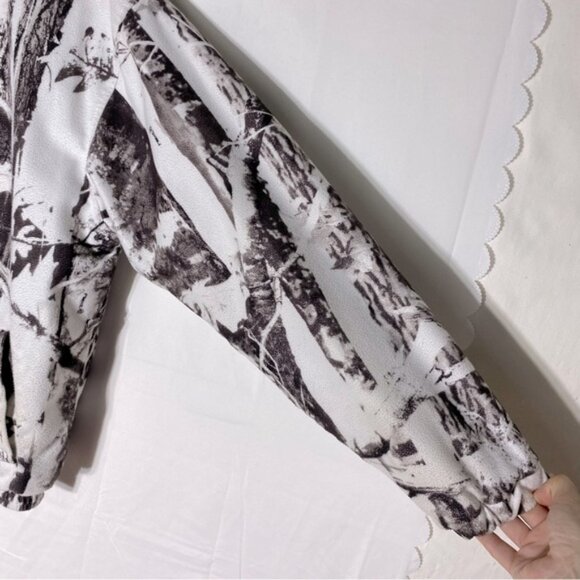 Great Outdoorsman White Brown Winter Woodlands Camo Hunting Jacket L - Picture 11 of 16